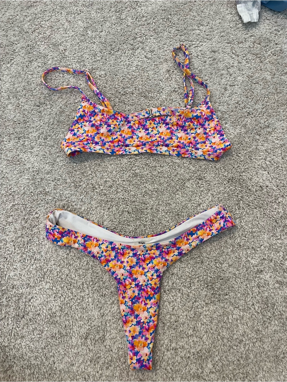 Bright Swimwear Floral Two-Piece Bikini Set
